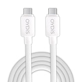 Digiway OYDiS USB Type C to TYPE C Cable, PVC Sync & 3A Quick Charging Cable, 3 Feet (1M), Rapid Data Transmission (White)