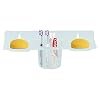 Digiway 4 in 1 Multipurpose White Plastic Unbreakable Soap Dish Tooth Brush/Paste Holder(Size:- 26 cm X 9 cm X 6 cm)-Pack of 1 Brand: Digiway