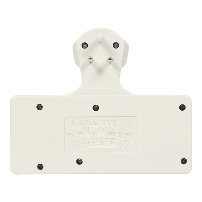 Digiway Three pin Multi Plug Point | Cordless Wall Socket Multi Outlet Extension Board, Universal Sockets and Individual Switches